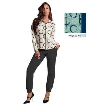 Tuta donna primaverile in cotone Coveri DF5106