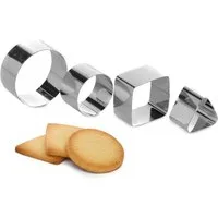 Set coppapasta in metallo, 4 pezzi