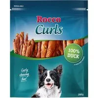 Multipack risparmio! Rocco Curls Snack per cani - Set %: 12 x 200 g Anatra