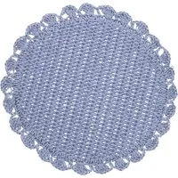 Tovaglietta decorativa 38 cm carta azzurro – Blu
