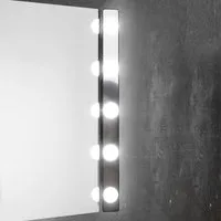 Ebir Lámpara de espejo LED Hollywood, 60 cm, 5 luces – Cromo