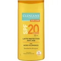 Clinians Crema Solare 20 SPF Latte Protettivo Anti Age Protezione Media 200 ml