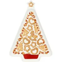 Piatto a forma di albero in porcellana Thunland