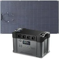 ALLPOWERS Generador Solar 2400W (S2000 Pro + SF200 Panel Solar Flexible 200W) - S2000 Pro+1 * (SF200 200W Panel Solar )