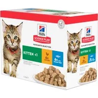 Hill's Science Plan Kitten - Set %: 24 x 85 g Selezione di Pesce