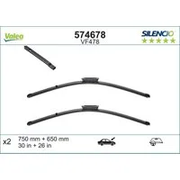 VALEO Spazzola tergi anteriore 574678 Tergicristalli,Spazzole tergicristallo RENAULT,Scénic III (JZ0/1_),GRAND SCÉNIC III (JZ0/1_)