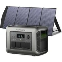 ALLPOWERS R1500 LITE Central El¨¦ctrica Port¨¢til 1600W 1056Wh LiFeP04 Bater¨ªa - R1500 LITE+1*( SP033 Panel Solar 200W)