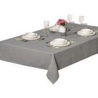 Tovaglia grigia 155x220 cm Plain – Grigio