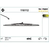SWF Spazzola tergi 500mm 116112 Tergicristalli,Spazzole tergicristallo VW,AUDI,MERCEDES-BENZ,LT 28-35 I Kastenwagen (281-363)