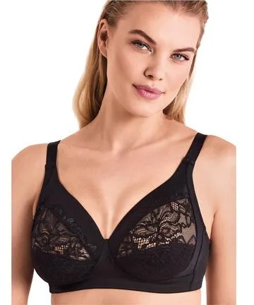 Reggiseno senza ferretto in microfibra e pizzo Infiore Classic New Piuma – Donna