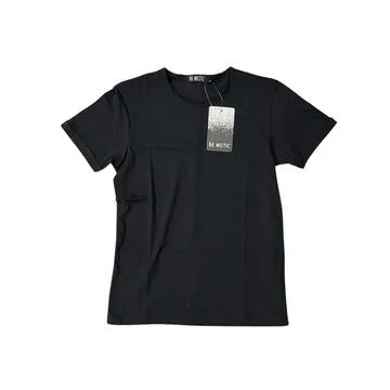 T-SHIRT UOMO GIROCOLLO TAGLIO VIVO BE MISTIC 365 – Nero