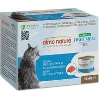 Almo Nature HFC Natural Light 4 x 50 g Alimento umido per gatti - Tonno dell'Atlantico