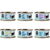 Cosma Nature Pacco misto umido per gatto -  6 x 70 g Adult: 4 gusti al Tonno + 2 al Pollo