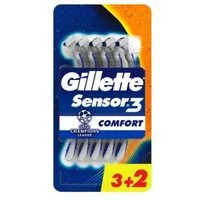Gillette Sensor3+ Comfort - Rasoio per Uomo a 3 Lame, 1 Manico + 5 Lamette