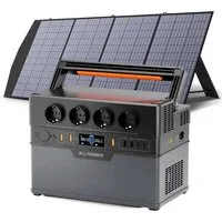 ALLPOWERS S1500 PLUS Station ¨¦lectrique portable 1500W 1092Wh - S1500 PLUS+SP033 Solar Panel 200W