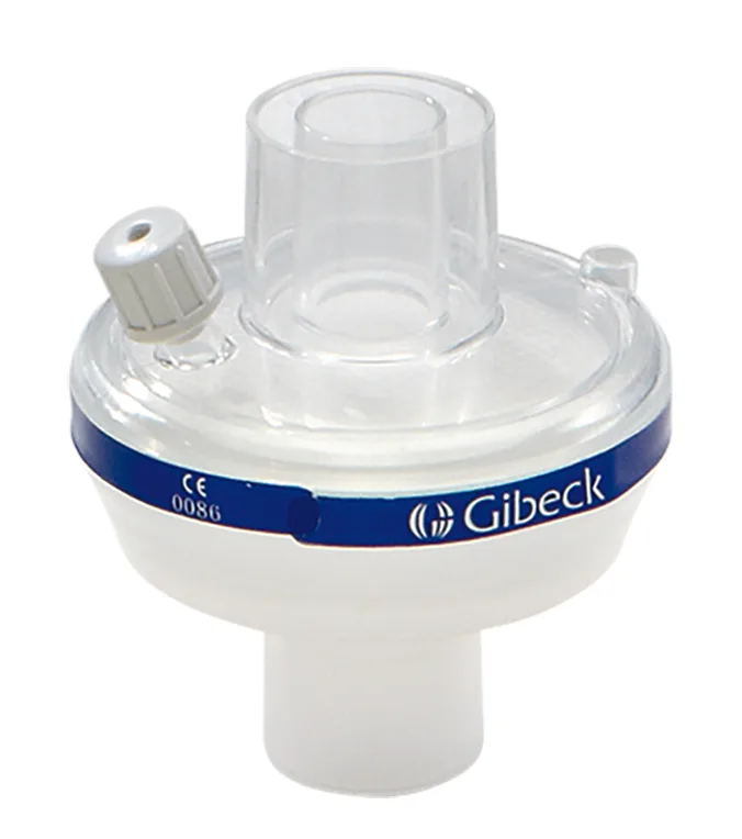 Filtro antibatterico virale Sterile /hme Gibeck 20651 ndash; a carica elettrostatica c/presa per capnografo, raccordi 22m/15f-22f