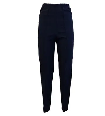 PANTALONE DONNA CALIBRATO OTTOMAN ESTIVO (49-59) – Nero