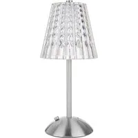 Lampada da tavolo LED touch cromata – 30 cm Diamond