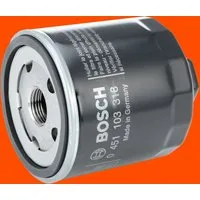 BOSCH Filtro olio Filtro ad avvitamento 0 451 103 318 Filtro olio motore,Filtro dell’olio VW,AUDI,SKODA,Golf IV Schrägheck (1J1) – XL