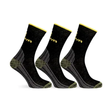 CALZA CORTA PROTETTIVA DA LAVORO IN JERSEY GIVOVA GW003 (3 PAIA) – Giallo · Uomo