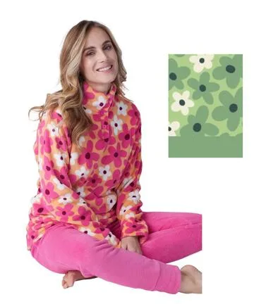 Pigiama donna in caldo pile coral Karelpiu KF9213 – S