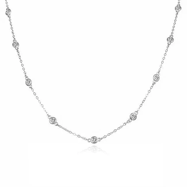 Agato Collana argento con zirconi AGS1585/47 — Collana – Donna