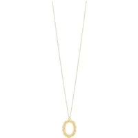 Collana lunga con pendente specchio