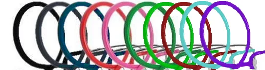 Tubo a Y originale Erka per Erkaphon - Vari colori - Rosso .78930