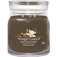 Yankee Candle Vanilla Bean Espresso Candela Profumata Signature Media 368 G