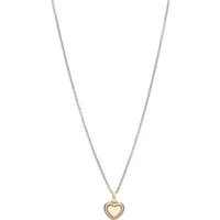Collana con cuore in ceramica