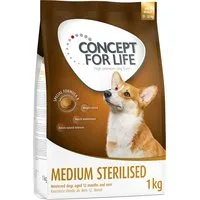 Concept for Life Medium Sterilised Crocchette per cani - 4 kg (4 x 1 kg)