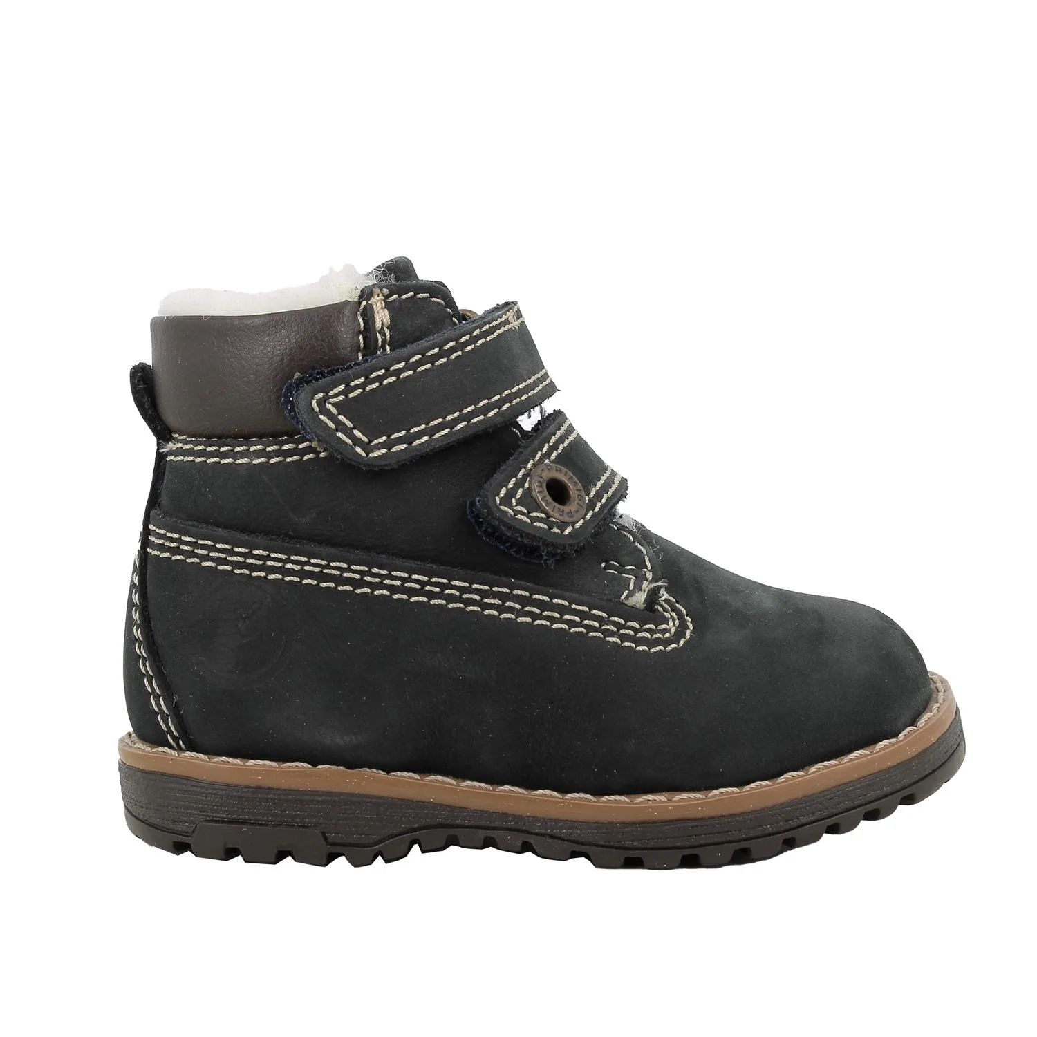 Primigi Scarponcini da bambino blu con strap, Taglia 22