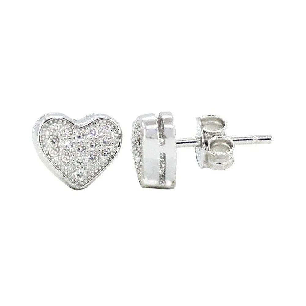 Beneto Orecchini argento cuori AGUP1194 — Orecchini – Donna