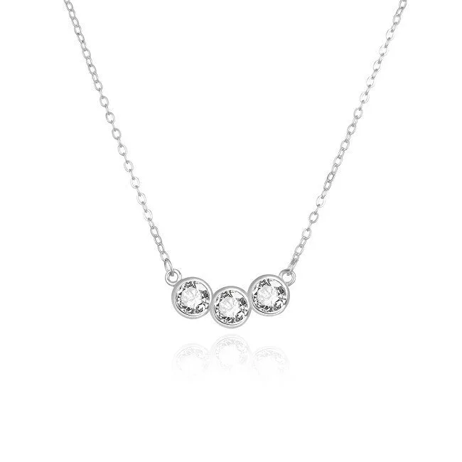 Agato Collana argento con zirconi AGS1543/47 — Collana – Donna