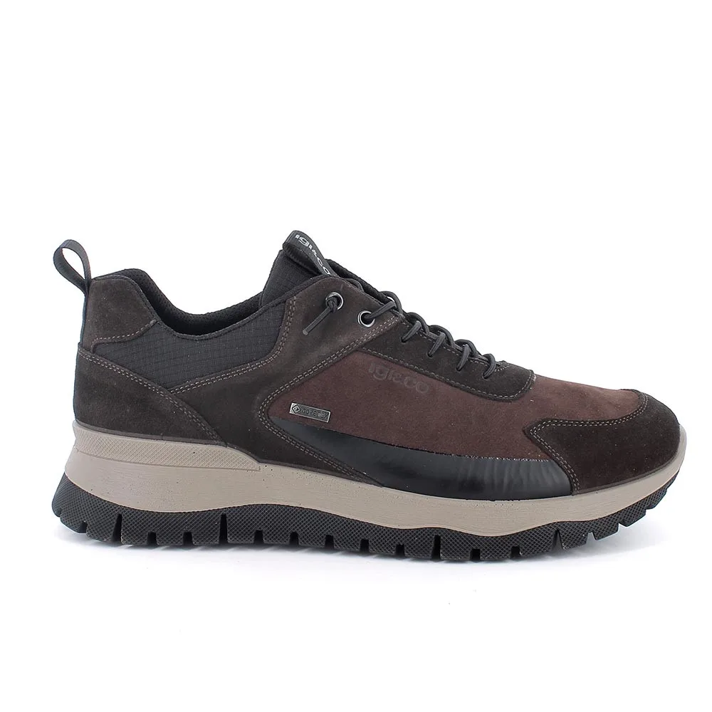 Sneakers gore-tex da uomo marrone con lacci, Taglia 39 - IgieCo