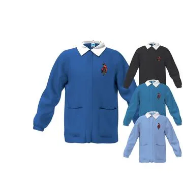 CASACCA SCUOLA BAMBINO SIGGI 33CS1888 RICAMO MOTO – Blu