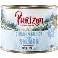 Purizon Adult 24 x 200 g - senza cereali - Filetto di Pollo con Salmone
