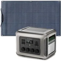 ALLPOWERS R2500 Estaci¨®n de Energ¨ªa Port¨¢til 2500W 2016Wh - R2500+1*(SF100 Panel Solar 100W)