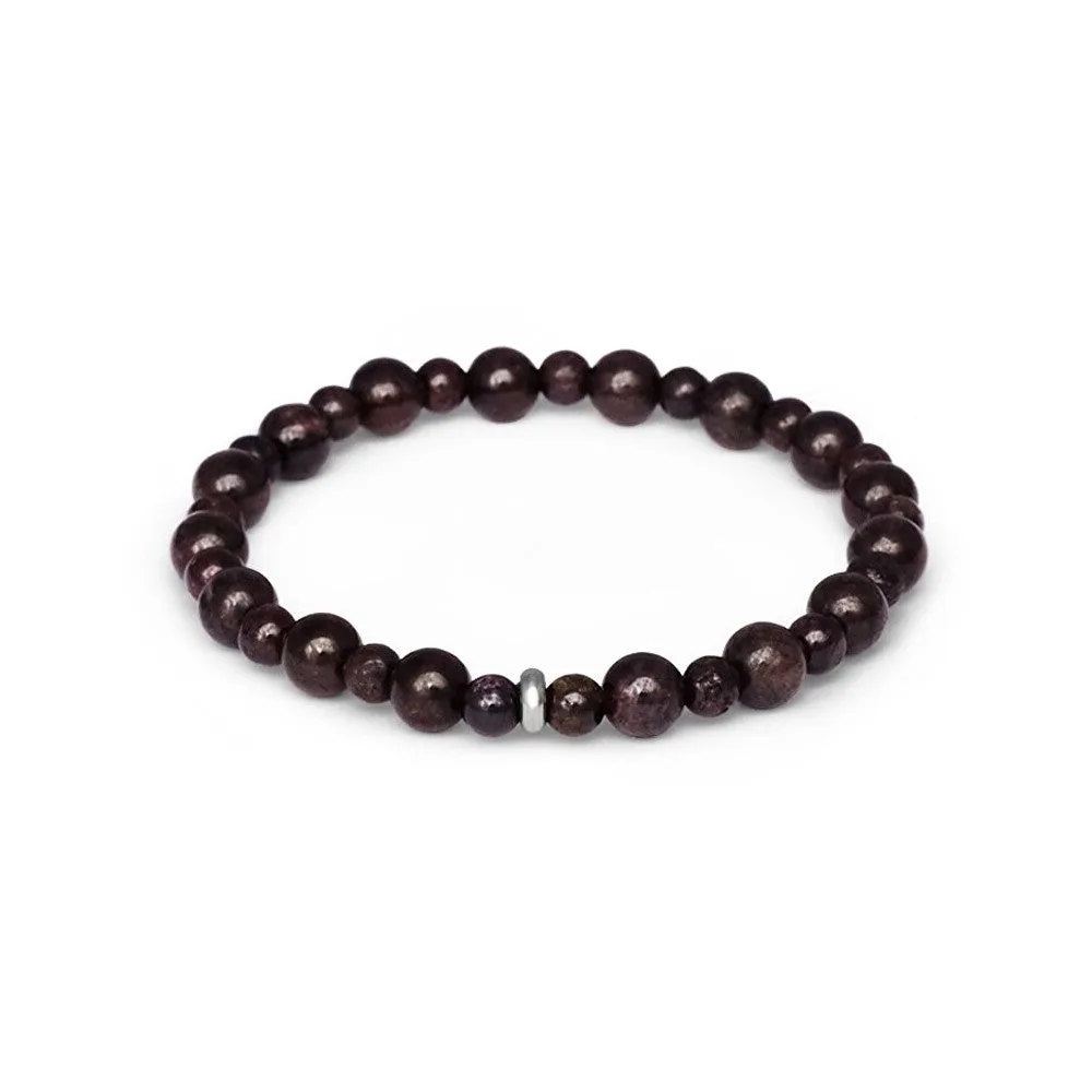 Agato Bracciale granato MINK155/17 — Bracciale – Donna