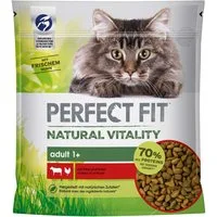 Perfect Fit Natural Vitality Adult 1+ Manzo & Pollo Crocchette per gatti - Set %: 6 x 650 g