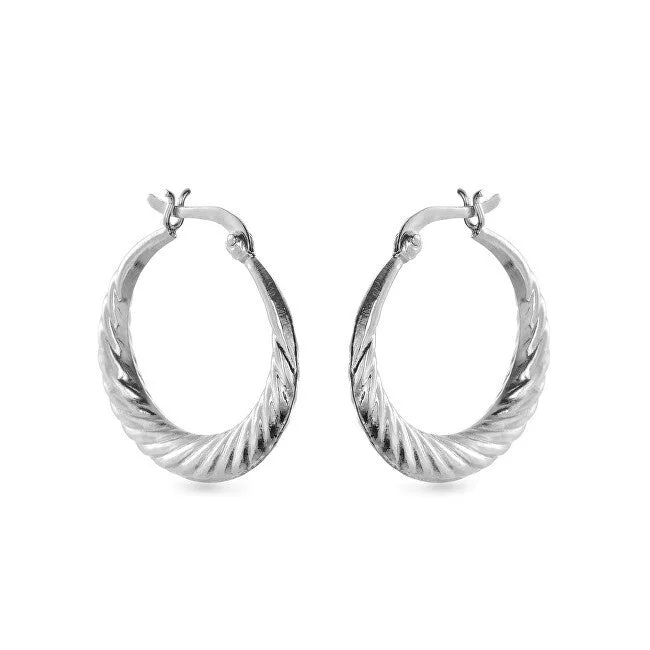 Again jewelry Orecchini cerchio argento AJNS0062 — Orecchini – Donna