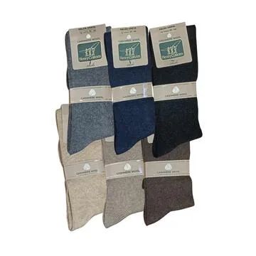 Calza da uomo corta in cashmere e lana Henry Cottons HC37014 liscio