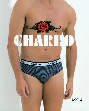 Slip uomo in cotone elasticizzato El Charro Olimpo Ass.4 e Ass.5 – Grigio