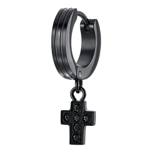 Orecchino Uomo Luca Barra OK1522 – Nero