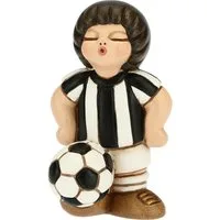 Bimbo calciatore bianco nero piccolo