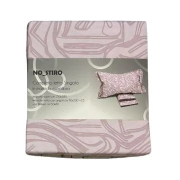 COMPLETO LETTO MATRIMONIALE MICROFIBRA NOVIA NO STIRO - 2 PIAZZE