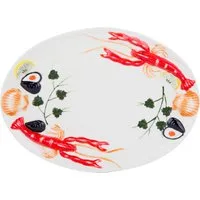 Piatto da portata 36 cm ceramica gambero Sea – L