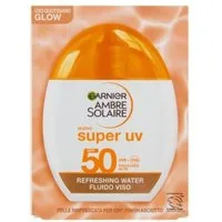 Garnier Crema Solare Viso 50 SPF Super Uv Refreshing Water Fluido Viso 40 ml