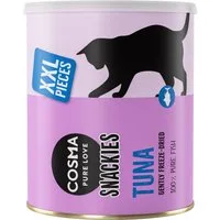 Multipack Risparmio! 3 x Cosma Snackies XXL Maxi Tube Snack per gatti - 3 x 180 g Tonno – Bianco