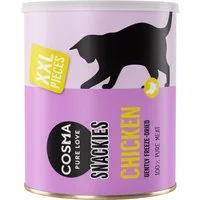 Multipack Risparmio! 3 x Cosma Snackies XXL Maxi Tube Snack per gatti - 3 x 200 g Pollo – Bianco